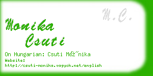 monika csuti business card